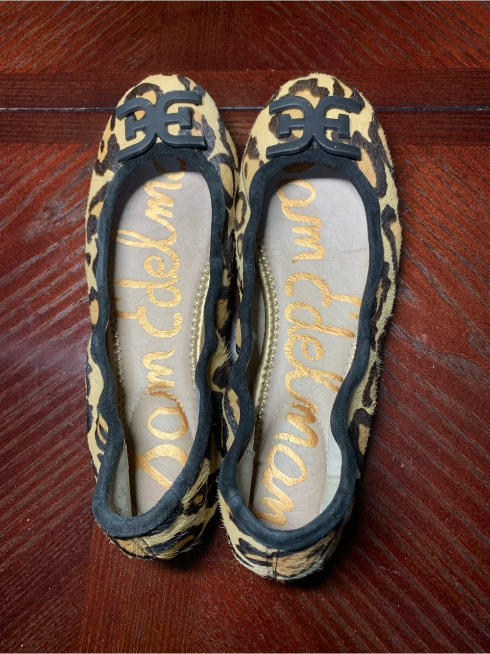 Sam Edelman Leopard-Print Ballerina Flats